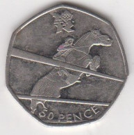 Great Britain UK 50p Coin Equestrian  2011 (Small Format) Circulated - 50 Pence
