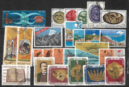 GREECE 1976 Complete All Sets Used Vl. 1294 / 1322 - Ganze Jahrgänge