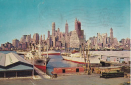 New York City - View Of Lower Manhattan - Formato Piccolo Viaggiata – FE390 - Other Monuments & Buildings