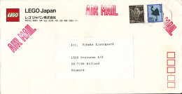 Japan Cover Sent Air Mail To LEGO Denmark  From LEGO JAPAN - Lettres & Documents