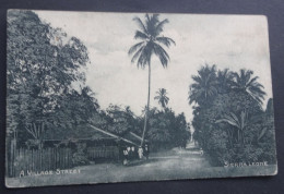 Sierra Leone - A Village Street - Published By Pickering & Berthoud Ltd. - Sierra Leone