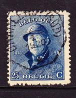 BELGIQUE COB 170 OBL Centrale  CHARLEROI SUD  (LOT77) - 1919-1920 Trench Helmet