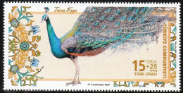 2023 Turkey Peacock Stamp - Paons