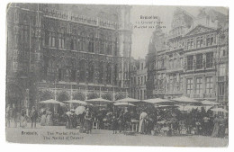 BRUXELLES  -- La Grand'Place  - Marché Aux Fleurs - Markten