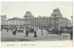 BRUXELLES  --  La Gare Du Nord ( Attelages ) - Chemins De Fer, Gares