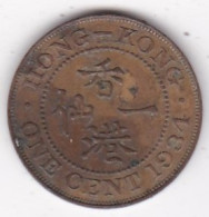 Hong Kong , One Cent 1934 , George V, En Bronze, KM# 17 - Hong Kong
