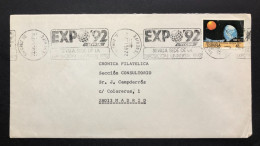SPAIN, Cover With Special Cancellation « EXPO '92 », « STA. CRUZ De TENERIFE Postmark », 1987 - 1992 – Sevilla (Spain)
