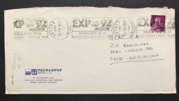 SPAIN, Cover With Special Cancellation « EXPO '92 », « GETAFE Postmark », 1992 - 1992 – Siviglia (Spagna)