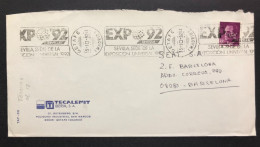 SPAIN, Cover With Special Cancellation « EXPO '92 », « GETAFE Postmark », 1992 - 1992 – Sevilla (Spain)