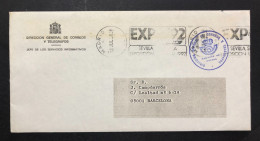 SPAIN, Cover With Special Cancellation « EXPO '92 », « MADRID Postmark », 1988 - 1992 – Sevilla (Spain)