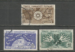 TURQUIA YVERT NUM. 1212/1214 SERIE COMPLETA USADA - Used Stamps