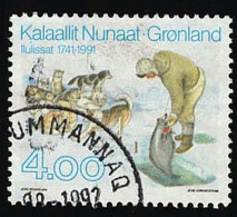 1991 Halibut Fishing  Michel GL 219 Stamp Number GL 239 Yvert Et Tellier GL 205 Stanley Gibbons GL 235 Used - Oblitérés