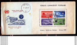 FDC Blok 4 Van Galata 5 Cote 750,00 - Cartas & Documentos