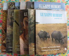 Lot De 12 Revues Le Saint Hubert De 1972. Mensuel. Chasse, Pêche. Année Complète. - Chasse & Pêche