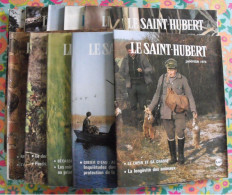 Lot De 11 Revues Le Saint Hubert De 1974. Mensuel. Chasse, Pêche. De Janvier à Novembre. - Hunting & Fishing