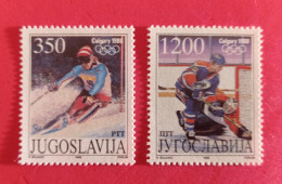 1988 Yugoslavia - Serie Postfris - Hiver 1988: Calgary