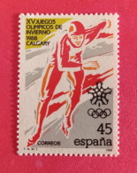 1988 Spain - Stamp Postfris - Hiver 1988: Calgary