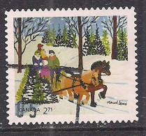 Canada 2020 $2.71 Christmas From Booklet, Maud Lewis Used ( F1219 ) - Used Stamps