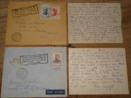 2 Courriers SAINTE MARIE DE MADAGASCAR - 1950   ............... PHI ........  ENV-2166 - Cartas & Documentos