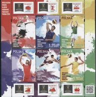 POLAND 2014 Michel Block 230 Volleyball Men's Championships, Sport, Players **MNH - Unused Stamps