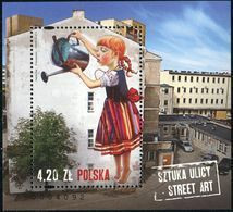 POLAND 2014 Michel Block 233 Street Art, Building, Architecture, Painting **MNH - Unused Stamps