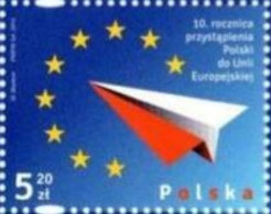 POLAND 2014, Mi 4674 10TH ANNIVERSARY OF POLISH ACCESSION TO EUROPEAN UNION, MNH ** - Nuevos