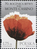 Poland 2014 -  Mi 4678 The Battle Of Monte Cassino, Poppy Flower MNH ** - Nuevos