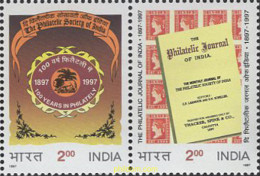 326134 MNH INDIA 1997 CENTENARIO DE LA SOCIEDAD FILATELICA DE LA INDIA - Neufs