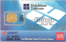 CARTE-GSM-PUCE-F-SFR-HUTCHINSON-SF/HT3F-D14-Puce Garantie Attachée-TBE- - Nachladekarten (Handy/SIM)