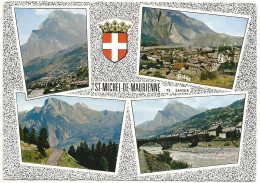 CPSM Grand Format De ST-MICHEL-DE-MAURIENNE (73) – Multivues. Editeur Combier, Mâcon (Cim), N° Cl. 1 C. - Saint Michel De Maurienne