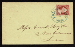 Lot # 026 1857, 3¢ Rose, Type I - Cartas & Documentos
