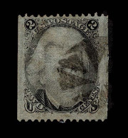 Lot # 037 1867, 2¢ Black, F. Grill - Ungebraucht