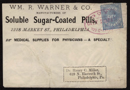 Lot # 076 Guy's City Despatch, Philadelphia, PA, 1879, (1¢) Blue - Locals & Carriers