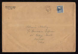 Lot # 128 Forth Class Rate: 1947 Envelope Bearing 1938, 11¢ Polk Ultramarine - Lettres & Documents