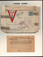 Lot # 134 PARCEL: 1938, 15¢ Buchanan Blue Grey Tied On 6” X 4 ½ “ X 1” Box (flattened For Mounting) - Lettres & Documents