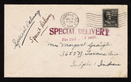 Lot # 136 Special Delivery: 1938, 16¢ Lincoln Black - Lettres & Documents
