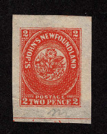 Lot # 251 Newfoundland; 2 Pence Type A Prior To Trimming - Autres & Non Classés