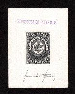 Lot # 258 Newfoundland: 6½ Pence, Type A Die Proof In Black - Sonstige & Ohne Zuordnung