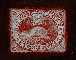 Lot # 308 SPERATI Reproduction: Canada; 1859, Beaver, 5¢ Vermilion "The Beaver" - Autres & Non Classés