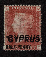 Lot # 311 1881, “CYPRUS” DOUBLE Overprint" - Otros & Sin Clasificación