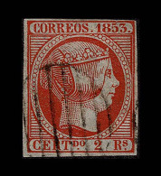 Lot # 354 Spain: 1853, Isabella II, 2r Vermilion - Other & Unclassified