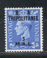 TRIPOLITANIA BA 1950 B.A.  5m SU 2 1/2p MNH - Tripolitania