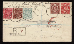 Lot # 415 BRITISH EAST AFRICA: 1896-1901: 1a, 2a, 3a In Combination With Uganda 1898-1902 1a, 2a - Afrique Du Sud-Ouest (1923-1990)