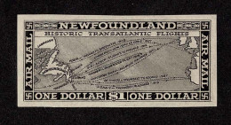 Lot # 422 Newfoundland: Airmail; 1931, Trans- Atlantic $1 In Black - Otros & Sin Clasificación