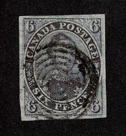 Lot # 441 1851, Prince Albert, 6d Grayish Purple, Laid Paper - Gebraucht