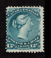 Lot # 472 1868, Large Queen, 12½¢ Blue, Watermarked - Ungebraucht