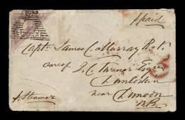 Lot # 503 Used To Dunoon: 1855-63 “Triangular”, Perkins Bacon Printing, 6d Pale Rose Lilac On White Paper, Good To Large - Cabo De Buena Esperanza (1853-1904)