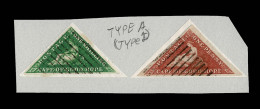 Lot # 509 1853-63 Group Of Four Triangulars, All Attractively Canceled - Cape Of Good Hope (1853-1904)