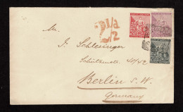 Lot # 547 Used To Germany: 1886 (23 Aug.) Single Rate Envelope From Port Elizabeth To Berlin, Germany Bearing 1884-90 ½d - Cabo De Buena Esperanza (1853-1904)