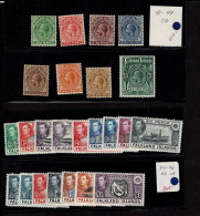 Lot # 568 FALKLAND ISLANDS: 1921 To 1953 4 Sets - Islas Malvinas